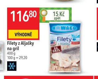 Filety z Aljašky na gril