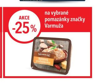 pomazánky značky Varmuža