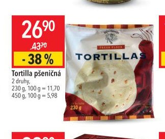 Tortilla pšeničná