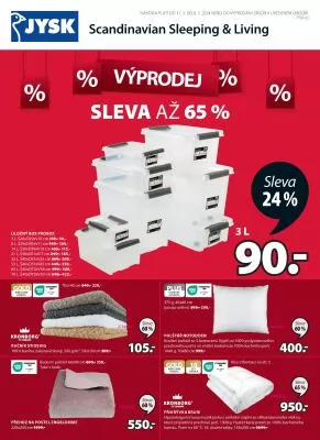 akční leták Jysk 17.1.2024-6.2.2024