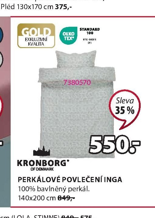 PERKÁLOVÉ POVLEČENÍ INGA - Jysk akcniletaky.com