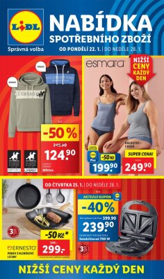 akční leták Lidl 22.1.2024-28.1.2024