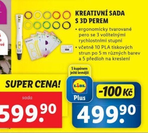Kreativní sada s 3D perem