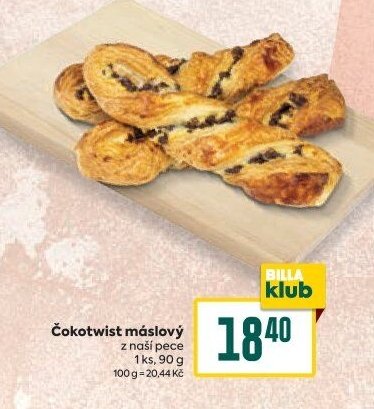 Čokotwist máslový