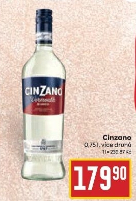 Aperitivy Cinzano