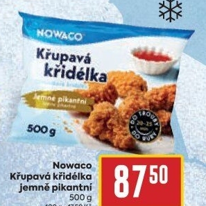Křupavá křidélka mražená Nowaco