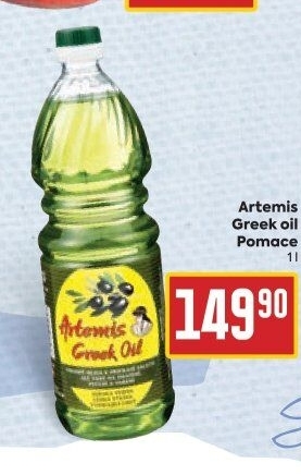 Olivový olej z pokrutin řecký Artemis