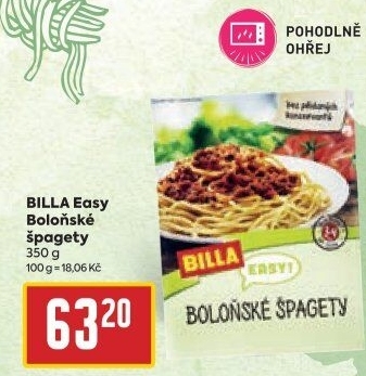 Špagety Boloňské Easy Billa
