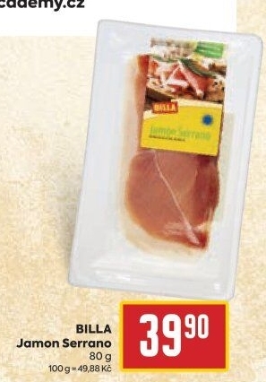 Šunka Jamón Serrano Billa