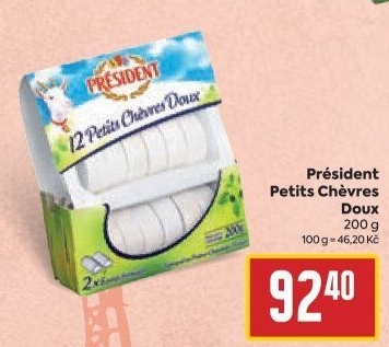 Sýr kozí Petits Chévres Doux Président