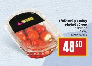 Třešňové papričky plněné sýrem Fine Dine