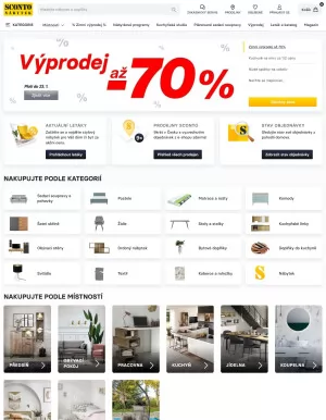 akční leták Sconto nábytek 23.1.2024-29.1.2024