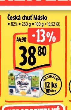 Česká chuť Máslo