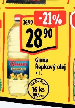 Giana Řepkový olej
