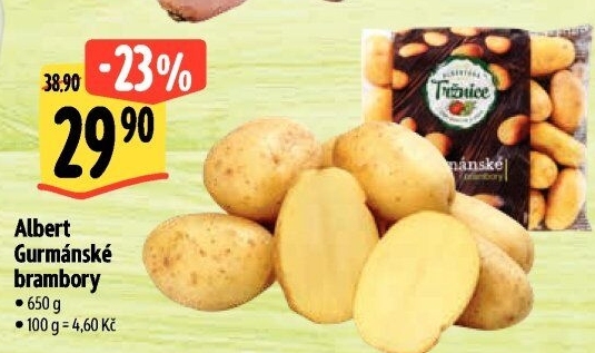 Brambory gurmánské Albert