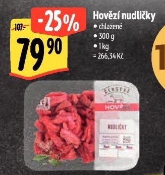Hovězí nudličky Albert
