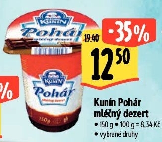 Mléčný Pohár Mlékárna Kunín