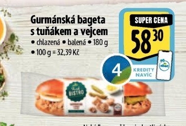 Obložená bageta Albert Fresh Bistro