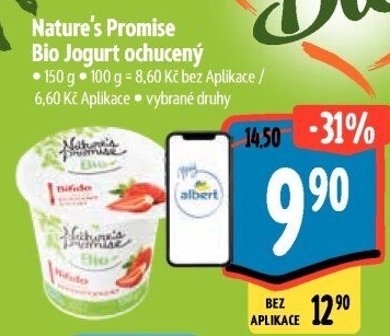 Ochucený jogurt bio Nature'