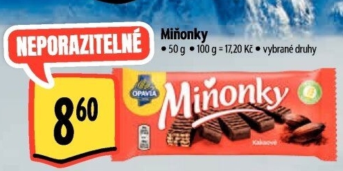 Oplatky Miňonky Opavia