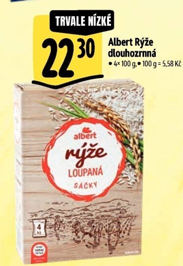 Rýže dlouhozrnná Albert