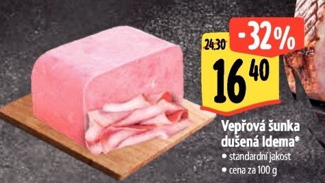 Šunka vepřová dušená standard Idema