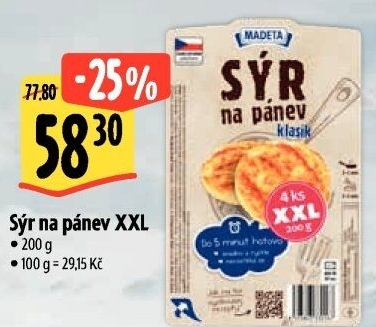 Sýr na pánev Madeta