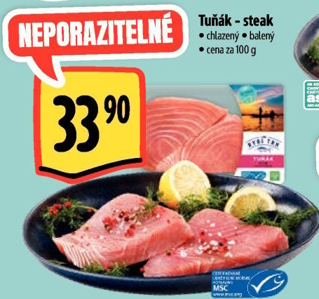 Tuňák steak Albert