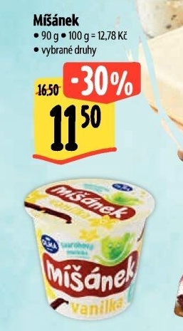 Tvarohová svačinka Míšánek Olma