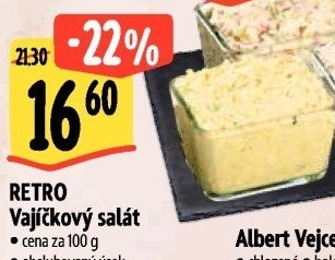 Vajíčkový salát Albert Retro
