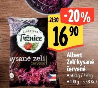 Zelí červené kysané Albert