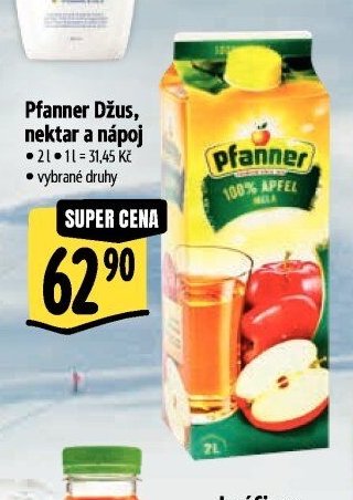 Pfanner Džus, nektar a nápoj