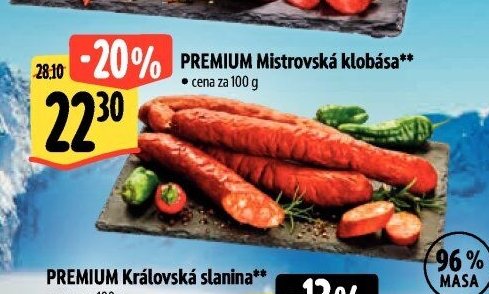 PREMIUM Mistrovská klobása