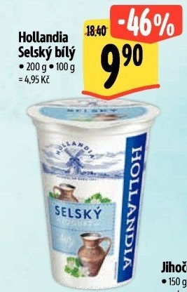 Bílý jogurt selský Hollandia