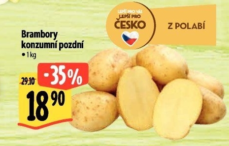 Brambory konzumní pozdní