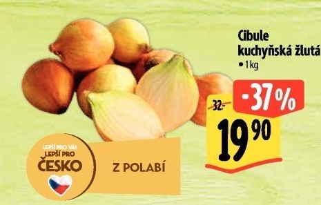 Cibule kuchyňská žlutá