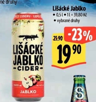 Cider Lišácké jablko Heineken