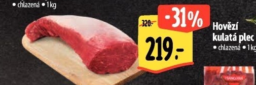 Hovězí plec kulatá - falešná svíčková