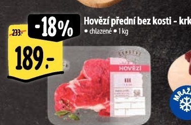 Hovězí přední bez kosti - krk Albert