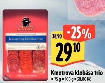 Kmotrova klobása trio Kmotr