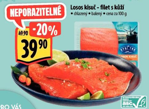 Losos Kisuč filet Albert