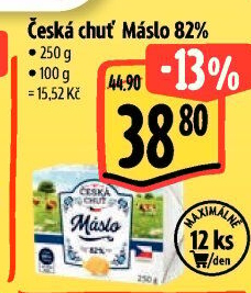 Máslo Česká chuť