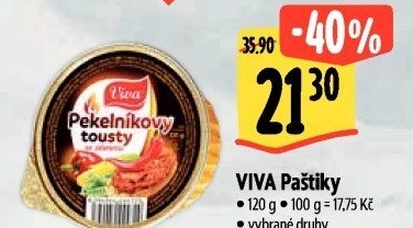 Paštiky Viva