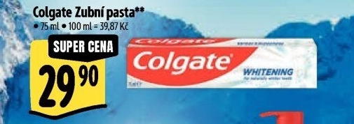 Pasty na zuby Colgate