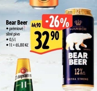 Pivo Bear Beer Harboe