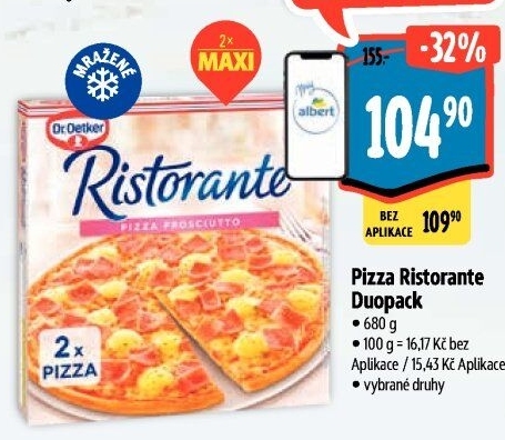 Pizza mražená Ristorante Dr. Oetker