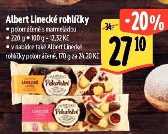 Rohlíčky linecké Albert