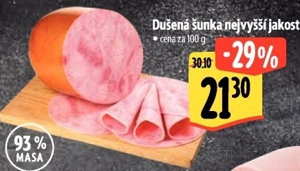 Šunka dušená nejvyšší jakosti