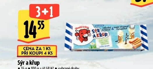 Sýr a křup Veselá kráva