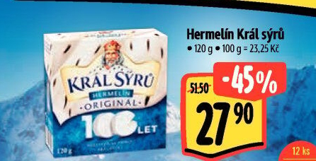 Sýr Hermelín Král sýrů